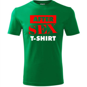 męska koszulka - after sex t-shirt