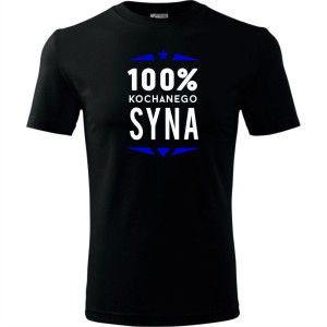 dziecięca koszulka - 100% kochanego syna