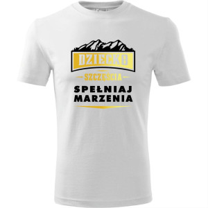 dziecięca koszulka - dziecko szczęścia- spełniaj marzenia