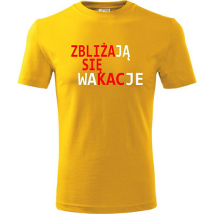 Męska koszulka Turystyczna - Zbliżają się wakacje