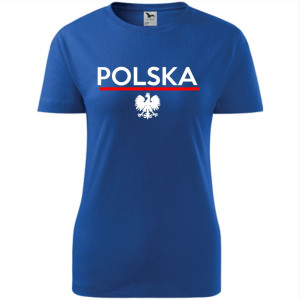 Damska koszulka taliowana - Polska 01