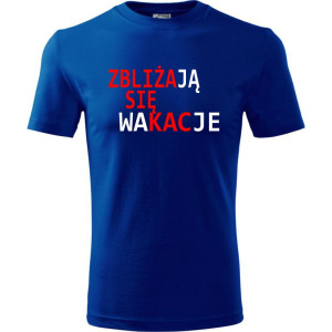 Męska koszulka Turystyczna - Zbliżają się wakacje