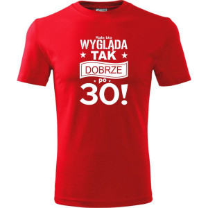 Męska koszulka - mało kto wygląda tak dobrze po 30