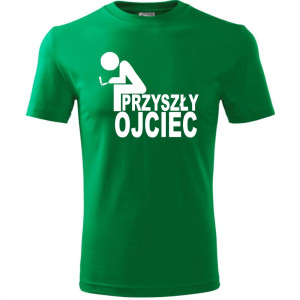 Męska koszulka - Przyszły ojciec