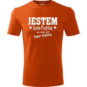 Męska koszulka - Jestem super facetem