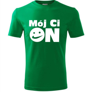 Męska koszulka - Mój ci on t-shirt dla niego na prezent promocja cena
