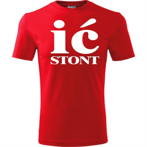 Męska koszulka - Ić stont