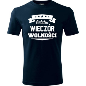Męska koszulka - Ostatni wieczór wolności - wieczór kawalerski t-shirt od S-4XL