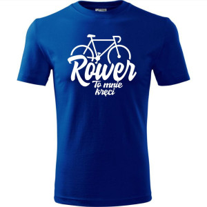 męska koszulka - rower - to mnie kręci