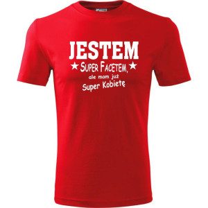 Męska koszulka - Jestem super facetem