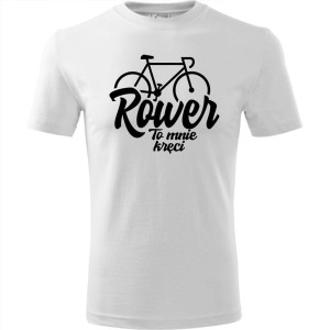 męska koszulka - rower - to mnie kręci