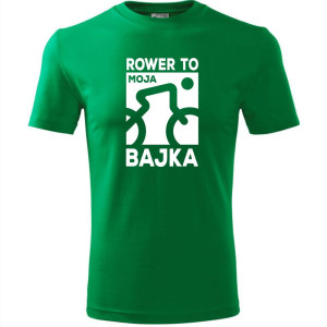 męska koszulka - rower to moja bajka