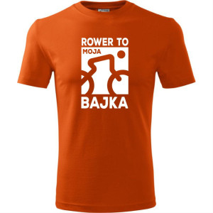 męska koszulka - rower to moja bajka