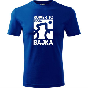 męska koszulka - rower to moja bajka