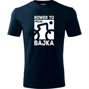 męska koszulka - rower to moja bajka