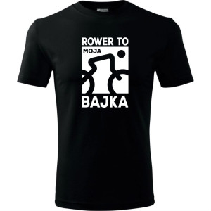 męska koszulka - rower to moja bajka