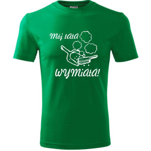 Męska koszulka - Mój tata wymiata