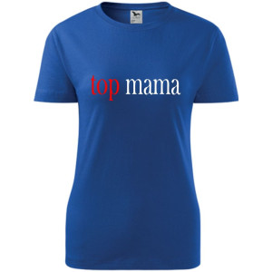 Damska koszulka taliowana - top mama
