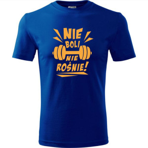 męska koszulka - nie boli nie rośnie