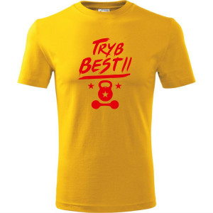 męska koszulka - tryb bestii