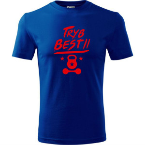 męska koszulka - tryb bestii