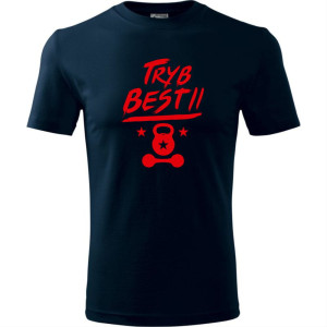 męska koszulka - tryb bestii