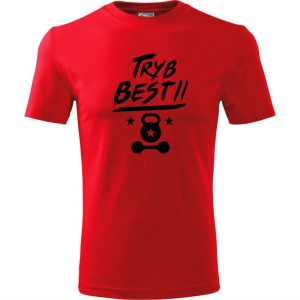 męska koszulka - tryb bestii
