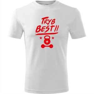 męska koszulka - tryb bestii