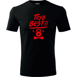 męska koszulka - tryb bestii