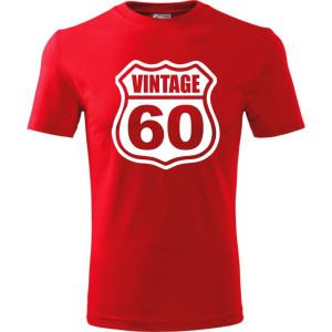 Męska koszulka - vintage 60