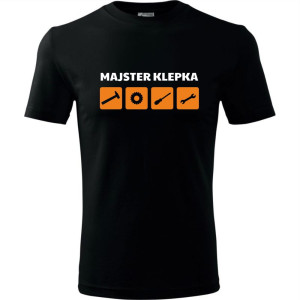 męska koszulka - majster klepka