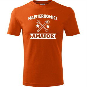 męska koszulka - majsterkowicz amator