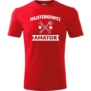 męska koszulka - majsterkowicz amator