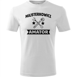 męska koszulka - majsterkowicz amator