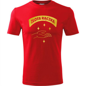 męska koszulka - złota rączka