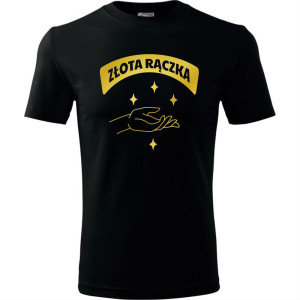 męska koszulka - złota rączka