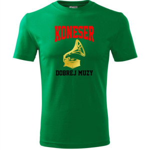 męska koszulka - koneser dobrej muzy