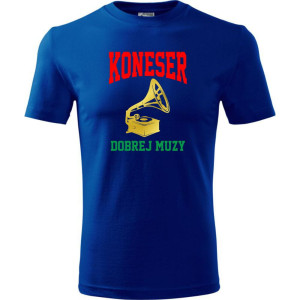 męska koszulka - koneser dobrej muzy