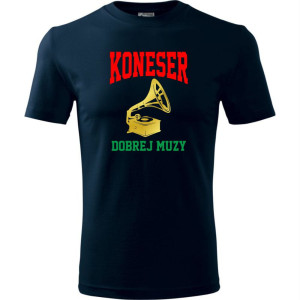 męska koszulka - koneser dobrej muzy