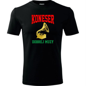 męska koszulka - koneser dobrej muzy