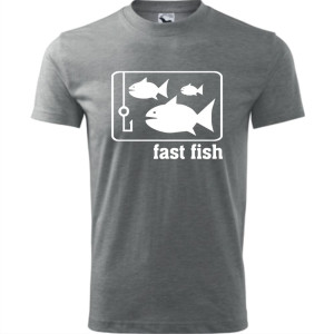 Męska koszulka dla Wędkarza - Fast fish