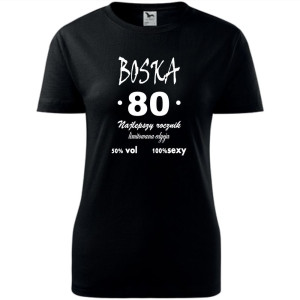Damska koszulka - boska 80