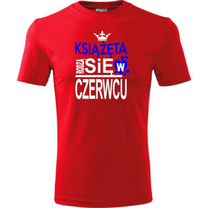Dziecięca koszulka - Książęta rodzą się w czerwcu