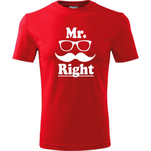 męska koszulka - mr right