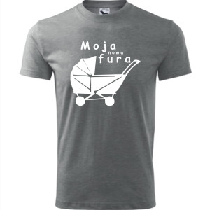 Męska koszulka - Moja nowa fura
