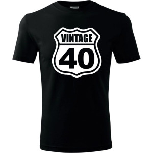 Męska koszulka - Vintage 40