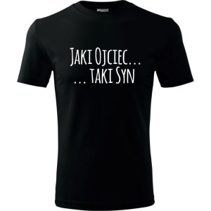 Męska koszulka - Jaki ojciec taki syn