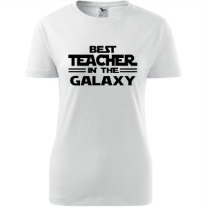 Damska koszulka - best teacher in the galaxy