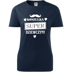Damska koszulka - Koszulka super dziewczyny
