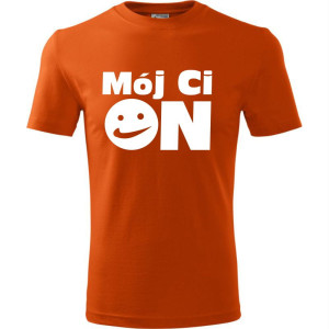 Męska koszulka - Mój ci on t-shirt dla niego na prezent promocja cena